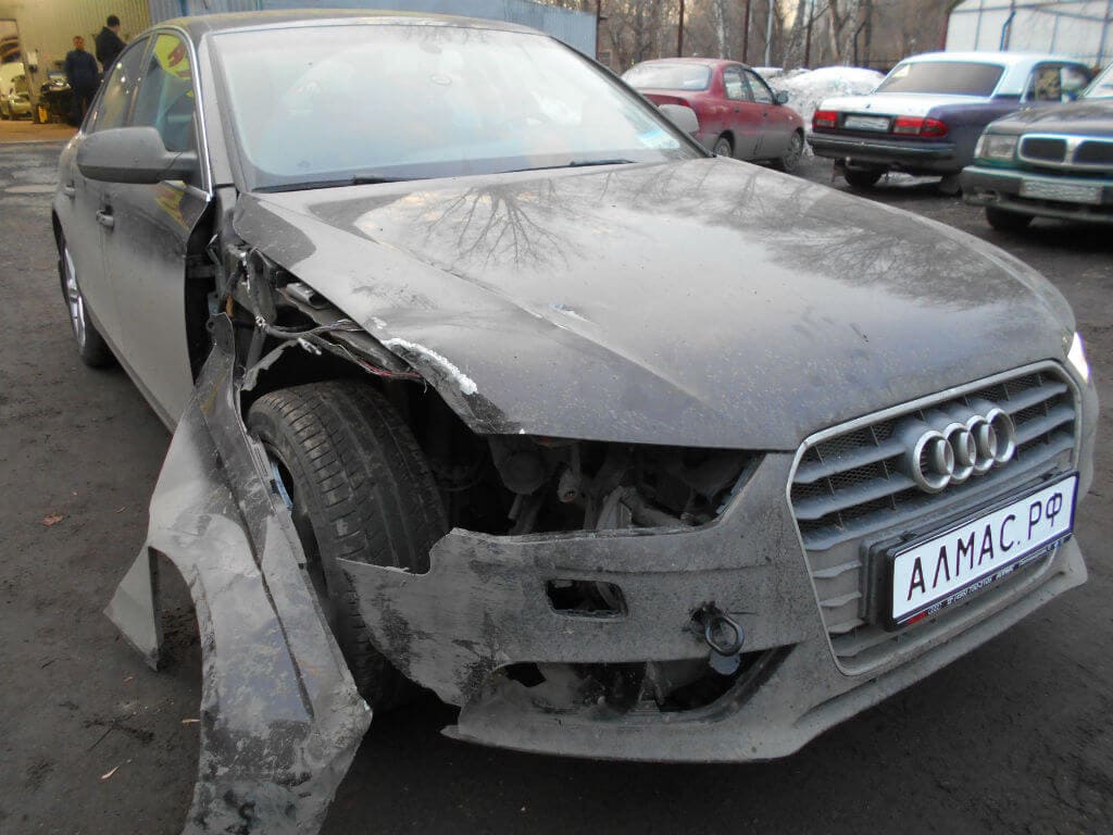 Покраска Audi A4 | Ауди А4 | Москва ВАО | Кузовной цех Алмас